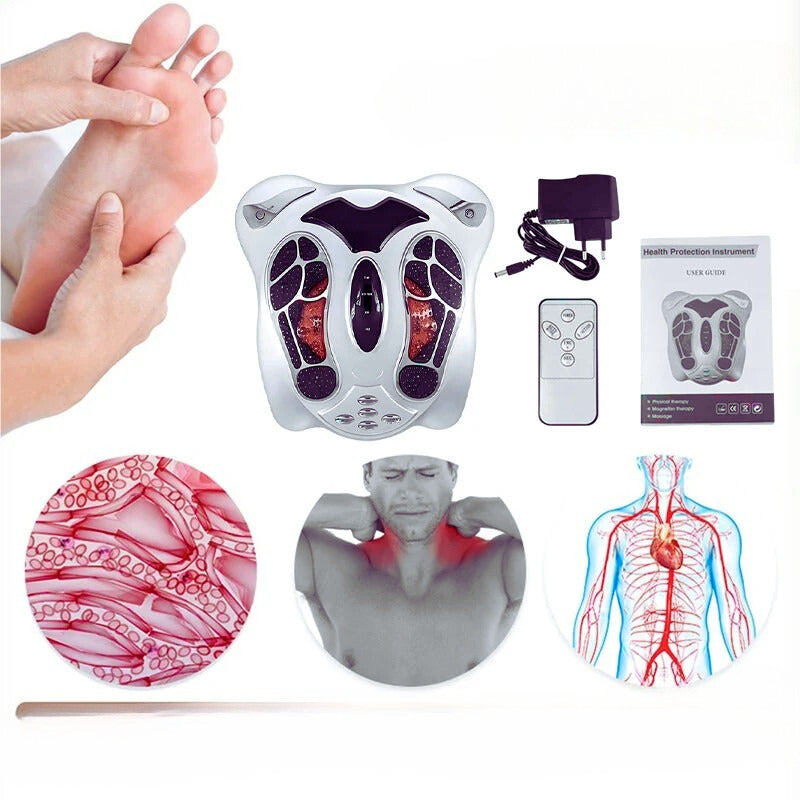 Appareil-masseur-pieds-massage-shiatsu-electrode-corps-machine-electrique-circulation-sanguine-ensemble