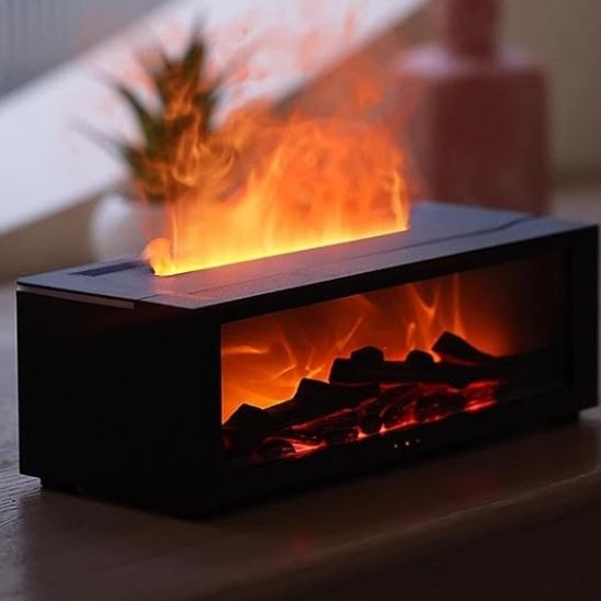 Diffuseur-huiles-essentielles-flamme-humidificateur-minuterie-veilleuse-LED