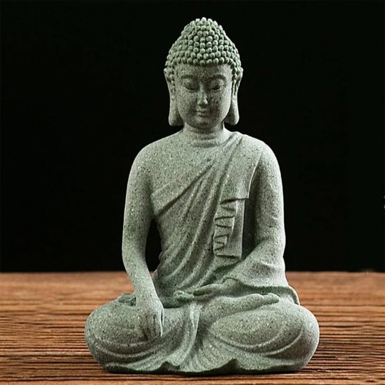 Statuette-statue-de-bouddha-gres-vert-thailande-jardin