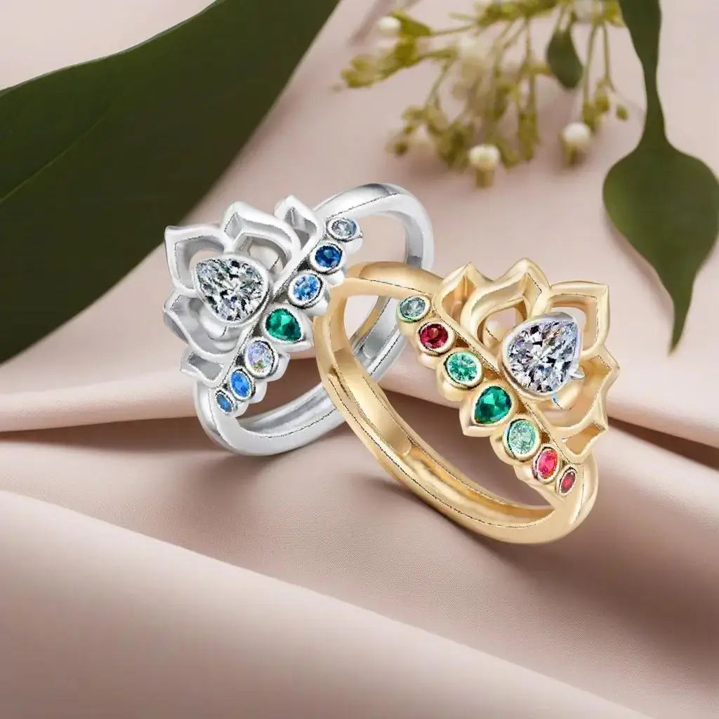 bagues-femme-fleur-de-lotus-yoga-argent-or