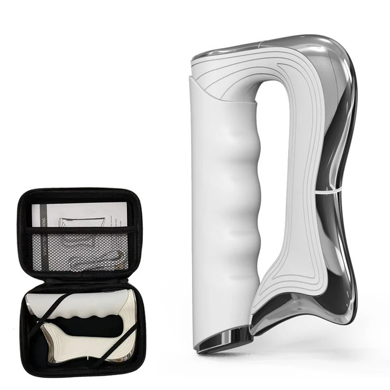 Gua sha - instrument de massage des méridiens musculaires blanc ensemble