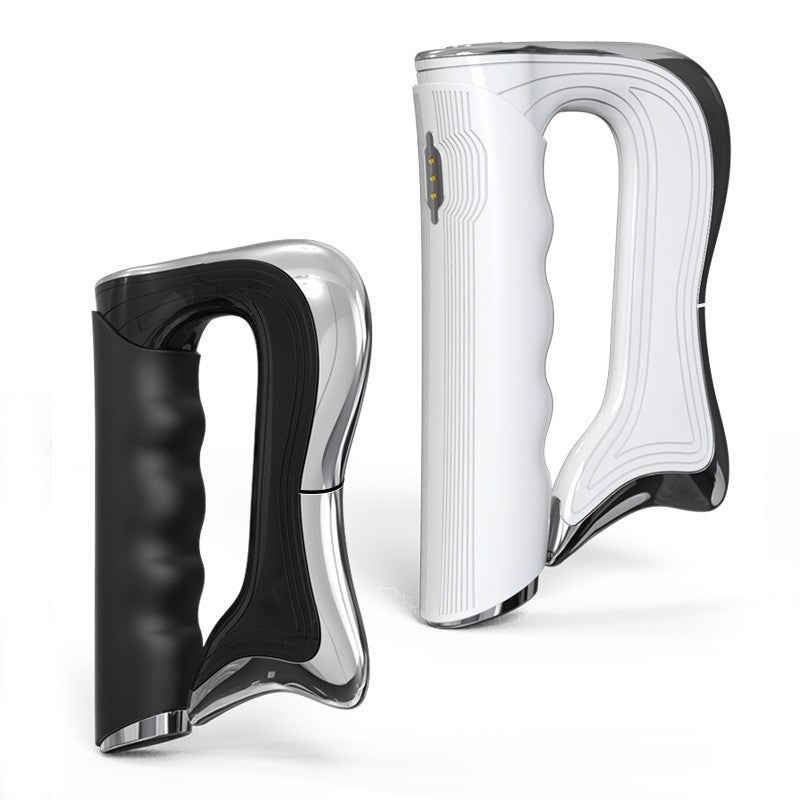 Gua sha - instrument de massage des méridiens musculaires femme blanc noir