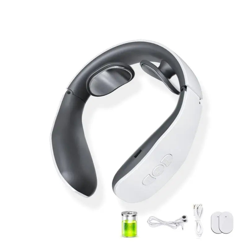 masseur-cervical-electrique-impulsion-blanc-accessoires