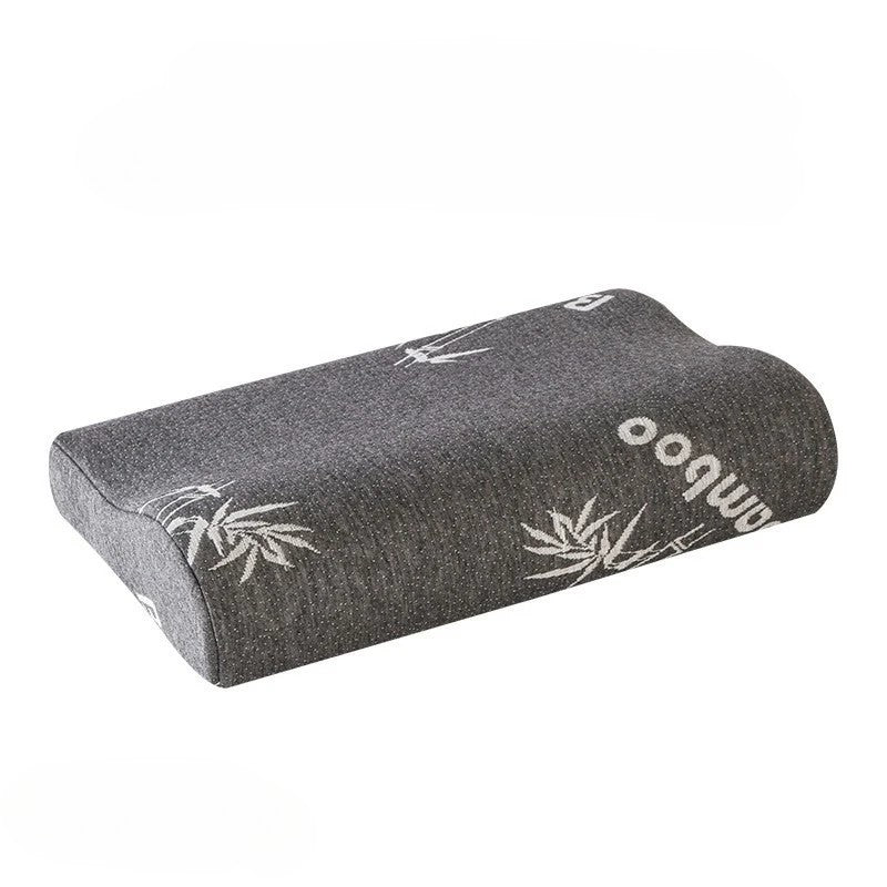 Oreiller ergonomique en bambou mémoire de forme noir