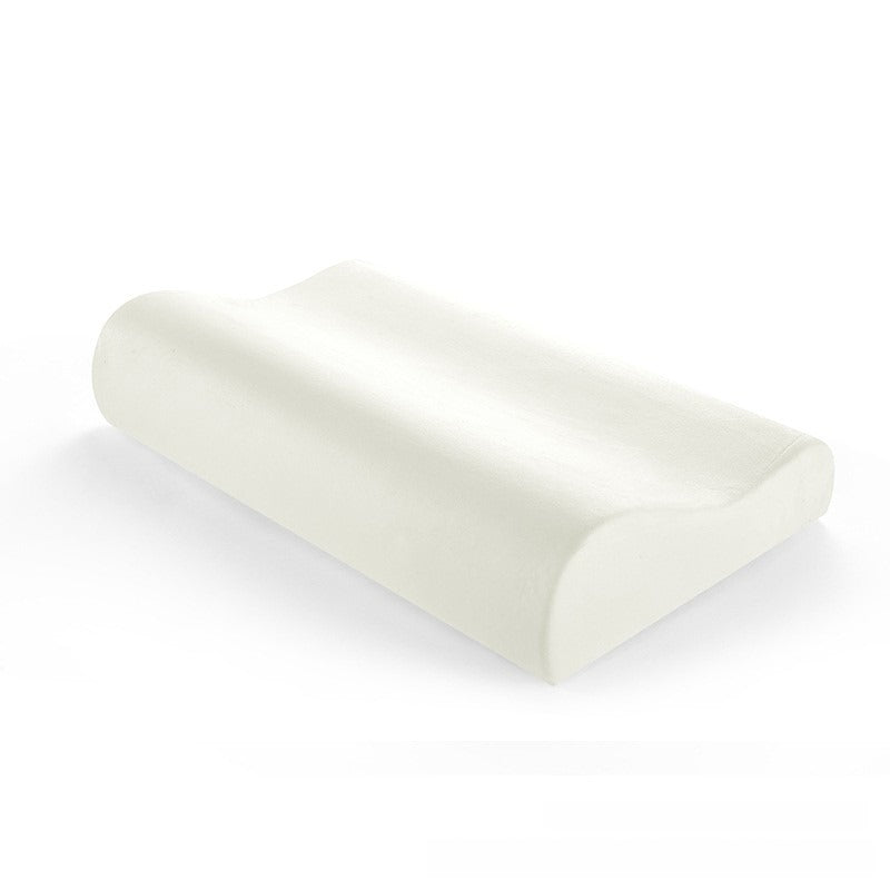 Oreiller ergonomique en bambou mémoire de forme blanc
