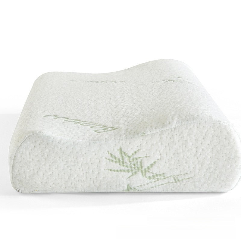 Oreiller ergonomique en bambou mémoire de forme sommeil