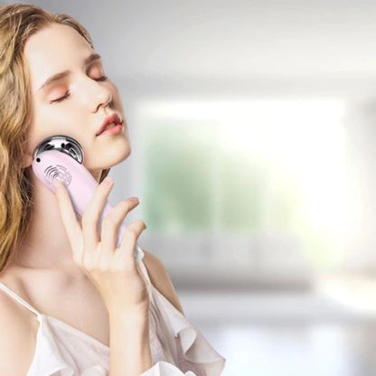 Appareil-de-massage-facial-EMS-micro-courant-lifting-du-visage-compresse-chaude-froide-nettoyage