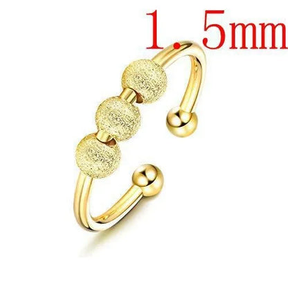 Bague-anti-stress-anneaux-de-perles-acier-inoxydable-hommes-femmes-or-taille