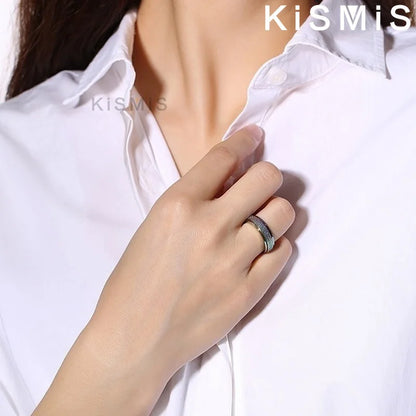 Bague-anti-stress-rotative-KISMIS-acier-inoxydable-femme