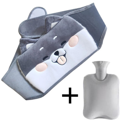  Bouillotte-micro-onde-coussin-chauffant-ceinture-abdominale-bouillotte-gris