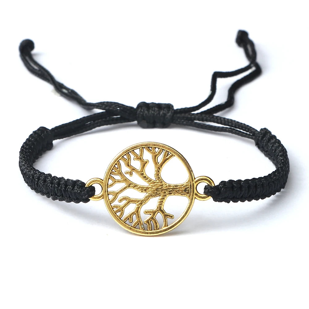 Bracelet-chemin-de-vie-fil-arbre-de-vie-noir-doré