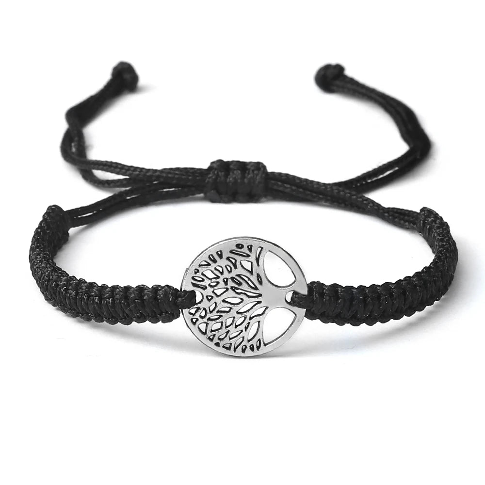 Bracelet-chemin-de-vie-fil-arbre-de-vie-noir-argent