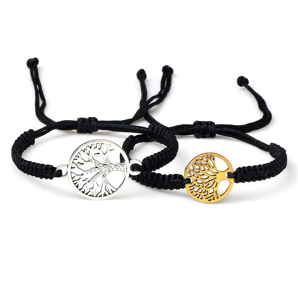 Bracelet-chemin-de-vie-fil-arbre-de-vie-noir-doré-argent-deux