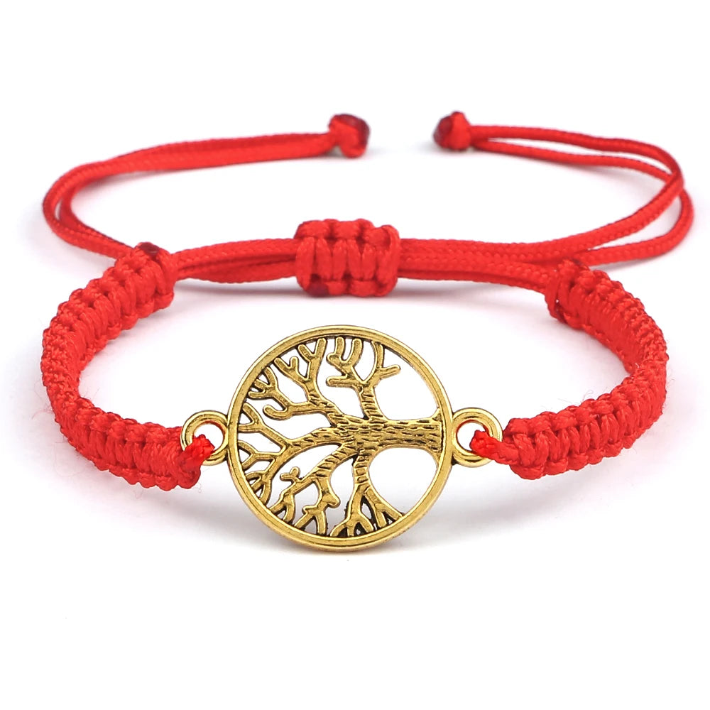 Bracelet-chemin-de-vie-fil-arbre-de-vie-rouge-doré