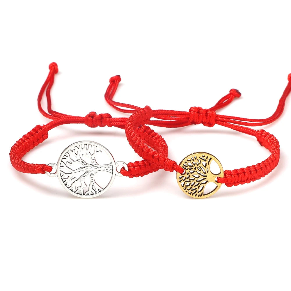 Bracelet-chemin-de-vie-fil-arbre-de-vie-rouge-doré-argent-2