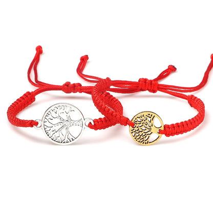 Bracelet-chemin-de-vie-fil-arbre-de-vie-rouge-doré-argent-2
