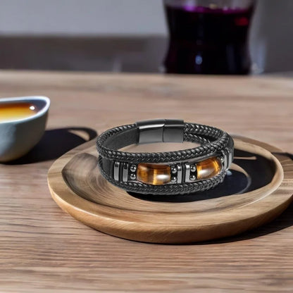 Bracelet-oeil-tigre-cuir-noir-homme-spiritualite