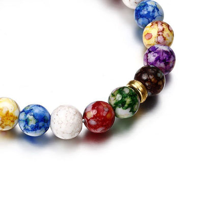 Bracelet -en-perles-guerison-7-chakras-tibetain-multicolores-reiki