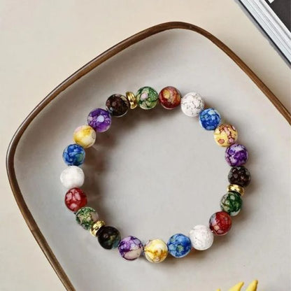 Bracelet -en-perles-guerison-7-chakras-tibetain-multicolores-reiki