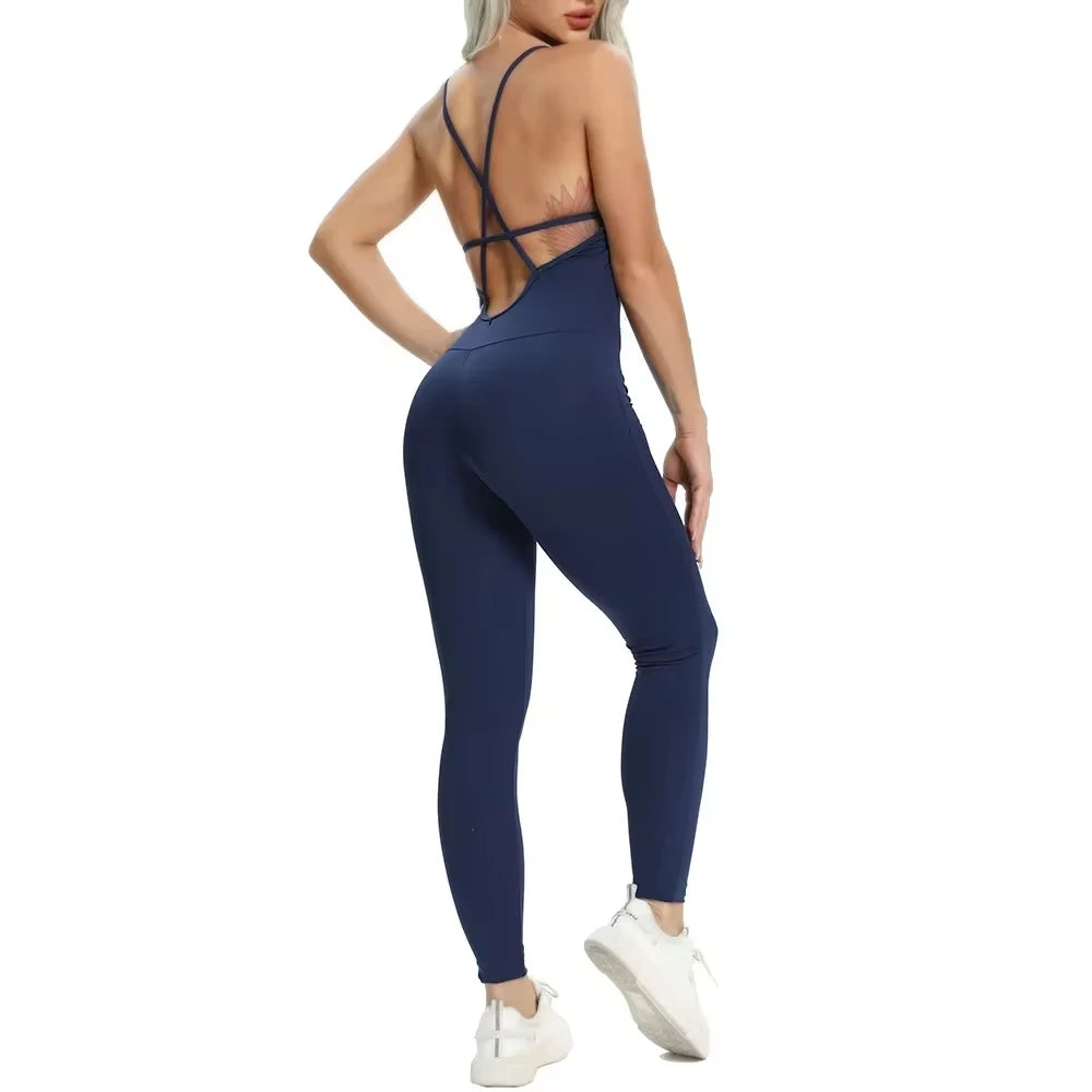 Combinaison-salopette-yoga-dos-nu-femme-fitness-bleu