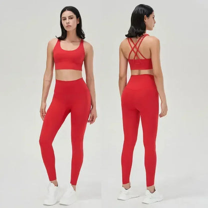 Combinaison-yoga-durable-deux-pièces-bretelles-coraille