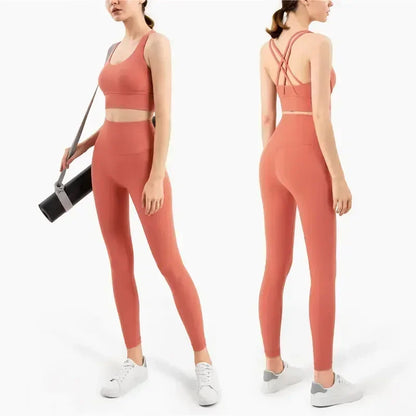 Combinaison-yoga-durable-deux-pièces-bretelles-coraille