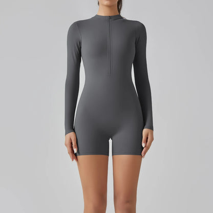 Combinaison-yoga-ensemble-une-piece-femme-maintien-ferme-souple-sexy-gris