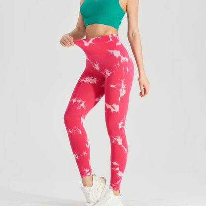 Combinaison-yoga-leggings-sans-couture-femme-pantalon-collants-entrainement-rose-extensible
