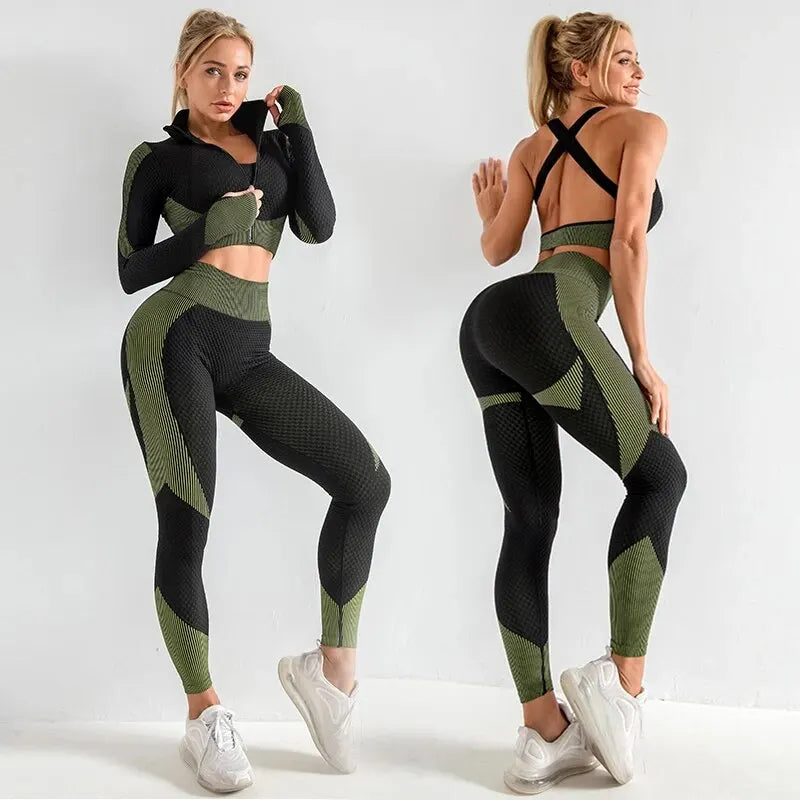 Combinaison-yoga-tenues-entrainement-Veriliss-sans-couture-pour-femmes-confort-vert-noir