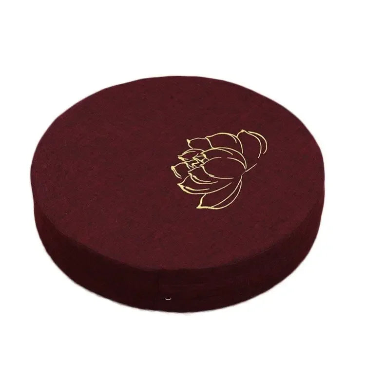 Coussin-de-yoga-tatami-japonais-confort-rouge