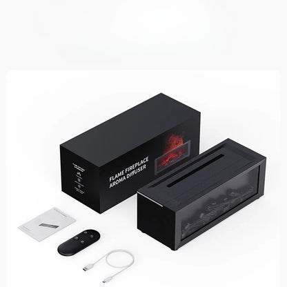 Diffuseur-huiles-essentielles-3D-flamme-humidificateur-minuterie-veilleuse-LED-couleurs-accessoires