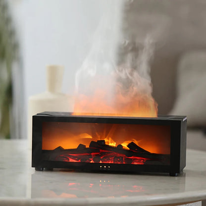 Diffuseur-huiles-essentielles-3D-flamme-humidificateur-minuterie-veilleuse-LED-couleurs-flammes