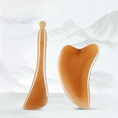 Gua sha -Planche de Massage Gua Sha en Résine