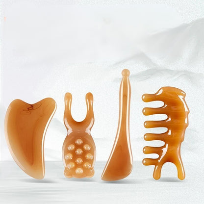 Gua sha -Planche de Massage Gua Sha en Résine