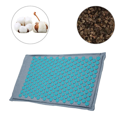 Tapis d'acupression - Lotus Spike en lin naturel