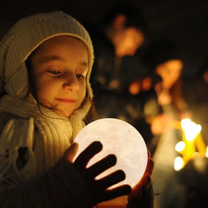 Lampe-LED-tactile-colorée-imprimée-3D-étoile-lune