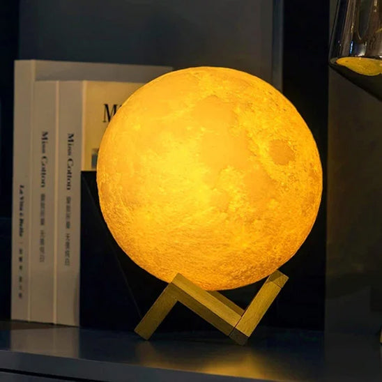 Lampe-LED-tactile-colorée-imprimée-3D-étoile-lune