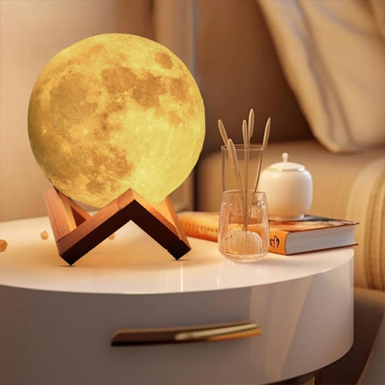 Lampe-LED-tactile-colorée-imprimée-3D-étoile-lune