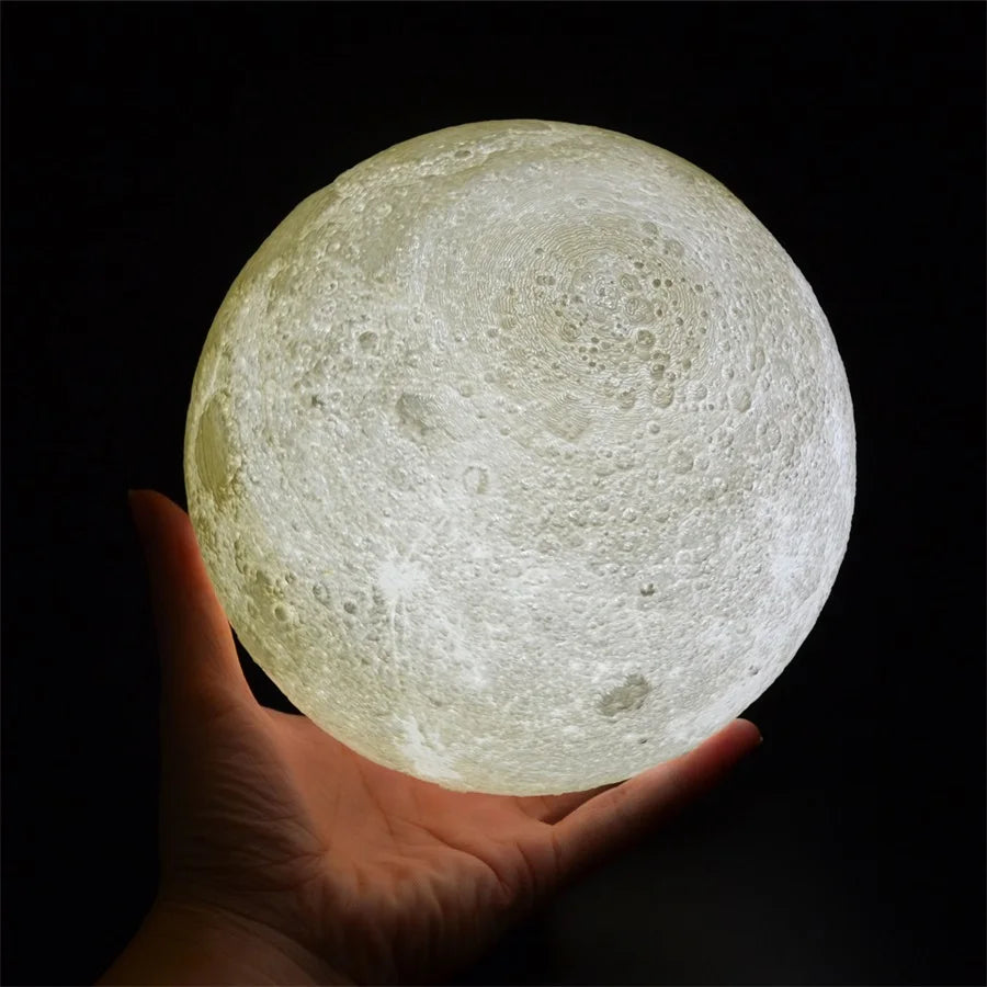 Lampe-LED-tactile-colorée-imprimée-3D-étoile-lune