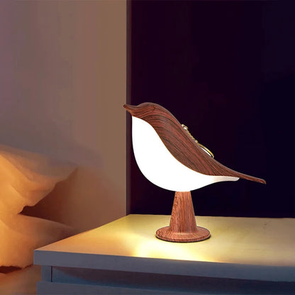 Lampe-de-table-de-chevet-commande-tactile-aromatiques-bureau-Led-forme-oiseau-mignon-tactile-decoration-bois-foncé