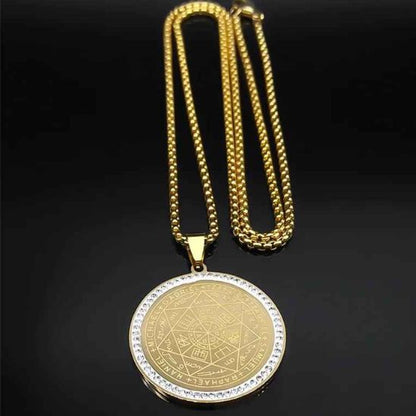 Pendentif-collier-des-anges-medaille-des-sept-archanges-pour-femmes-et-hommes-chaine-de-protection-acier-inoxydable-sceau-de-salomon