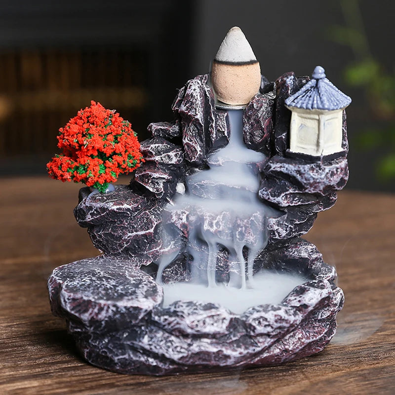 Porte-encens-reflux-resine-creative-haute-montagne-detente