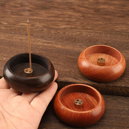 Porte-encens-mini-bol-en-bois-pour-baton-recuperateur-de-cendres-support-bruleur-salle-de-yoga-salon-de-the-modèles