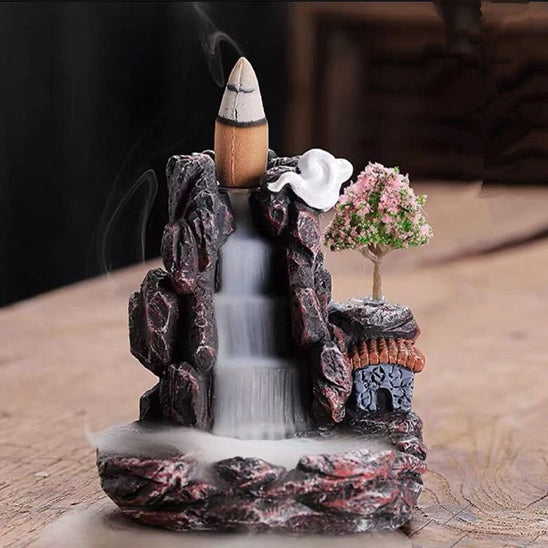 Porte-encens-reflux-resine-creative-haute-montagne-detente
