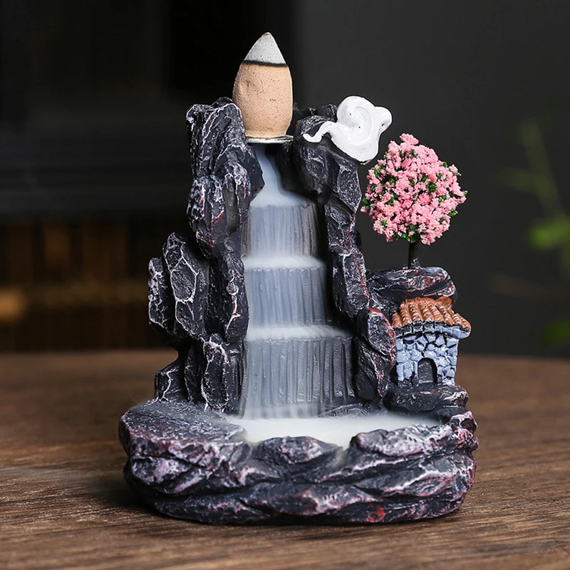 Porte-encens-reflux-resine-creative-haute-montagne-detente