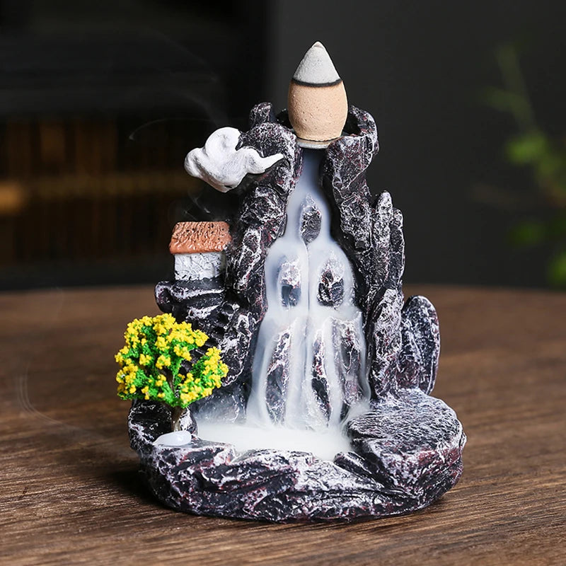 Porte-encens-reflux-resine-creative-haute-montagne-detente