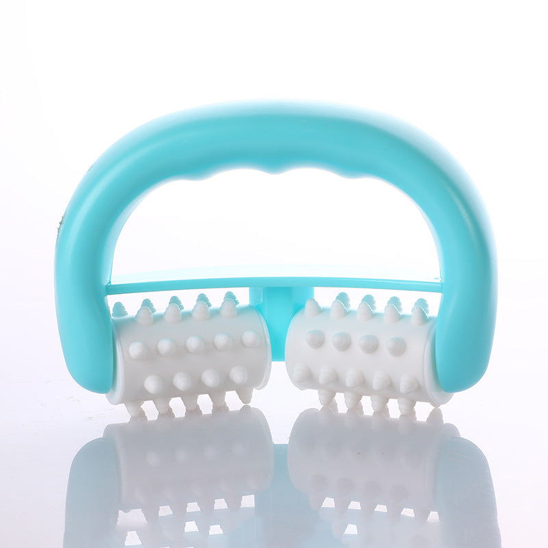 Rouleau de massage anti cellulite bleu