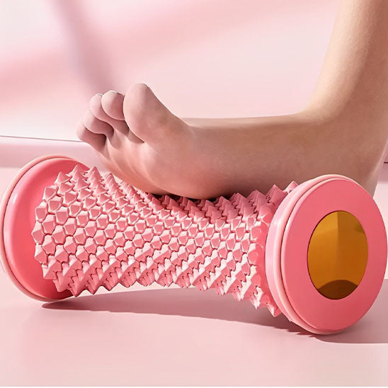 Rouleau-de-massage-yoga-ergonomique-pieds-multifonctionnel-reflexologie-rose