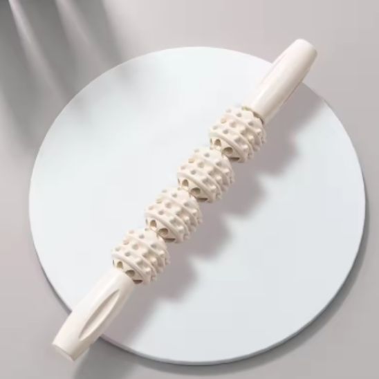 Rouleau massage bâton à rouler blanc
