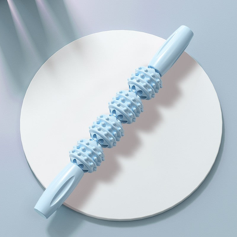 Rouleau massage bâton à rouler bleu